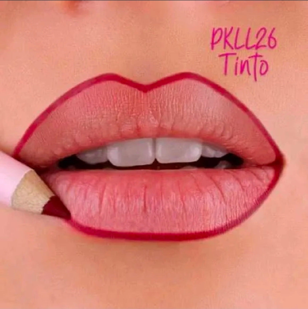 PINK UP - Delineador para Labios Tinto PKLL26