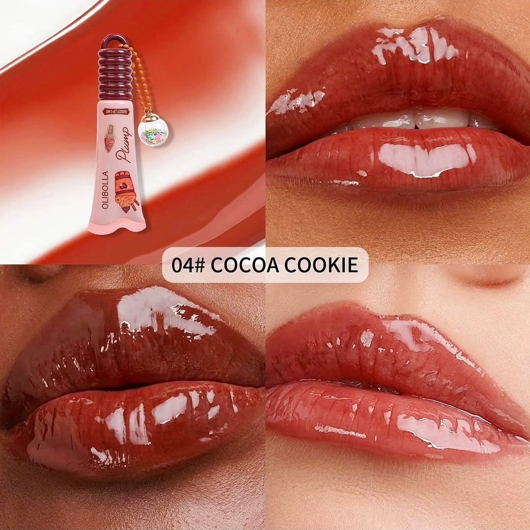 OLIBOLLA - Gloss reparador de labios con tinta y llavero