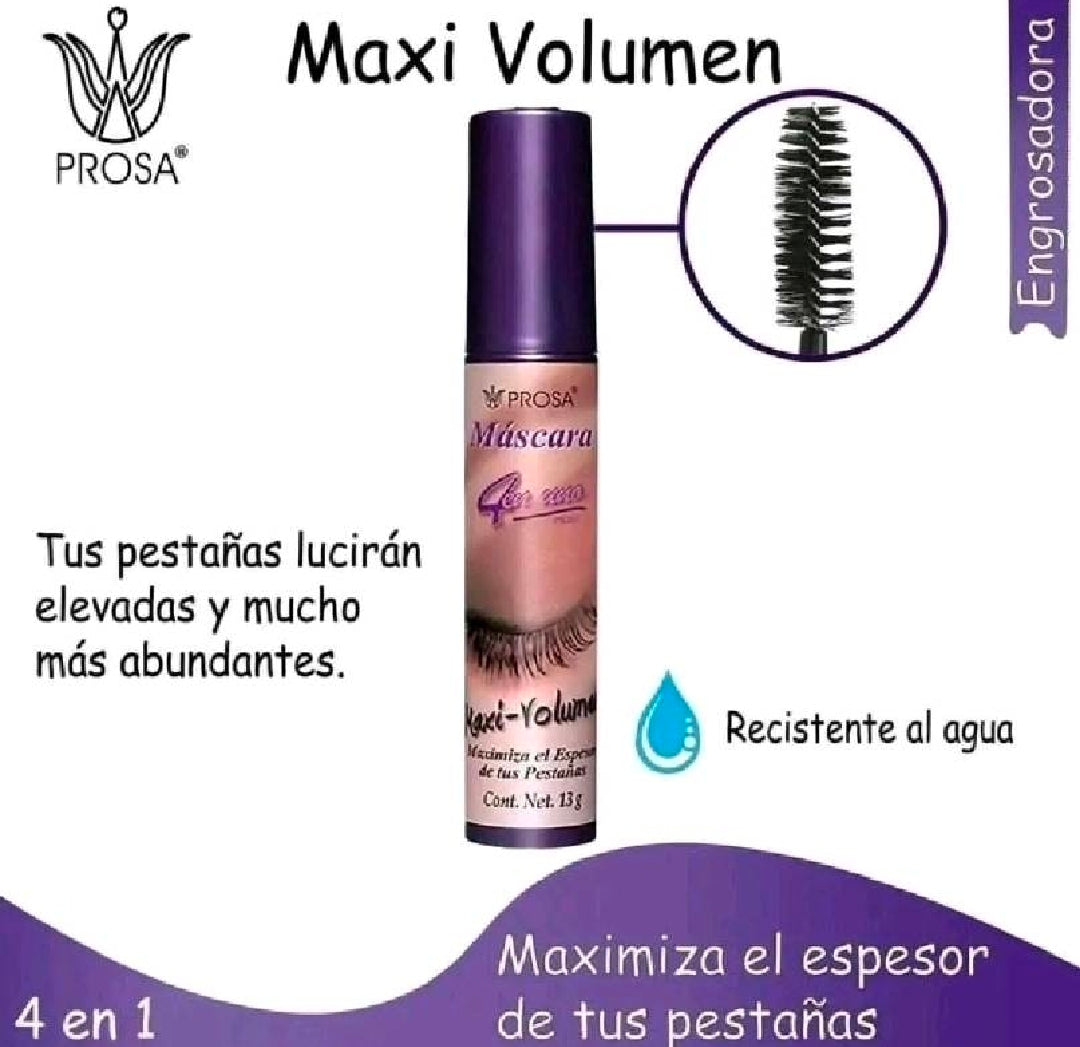 PROSA - Máscara de Pestañas Maxi Volumen