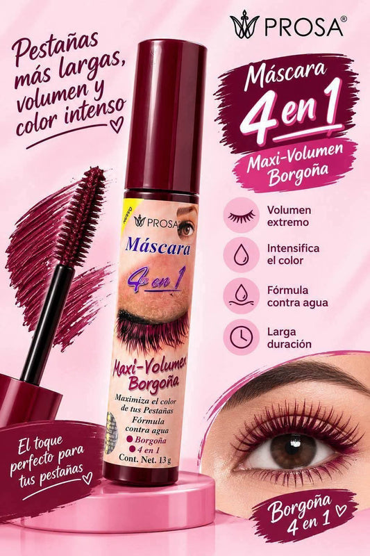 PROSA - Máscara Maxi-Volumen Borgoña