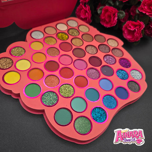 Paleta de Sombras de 50 Colores
