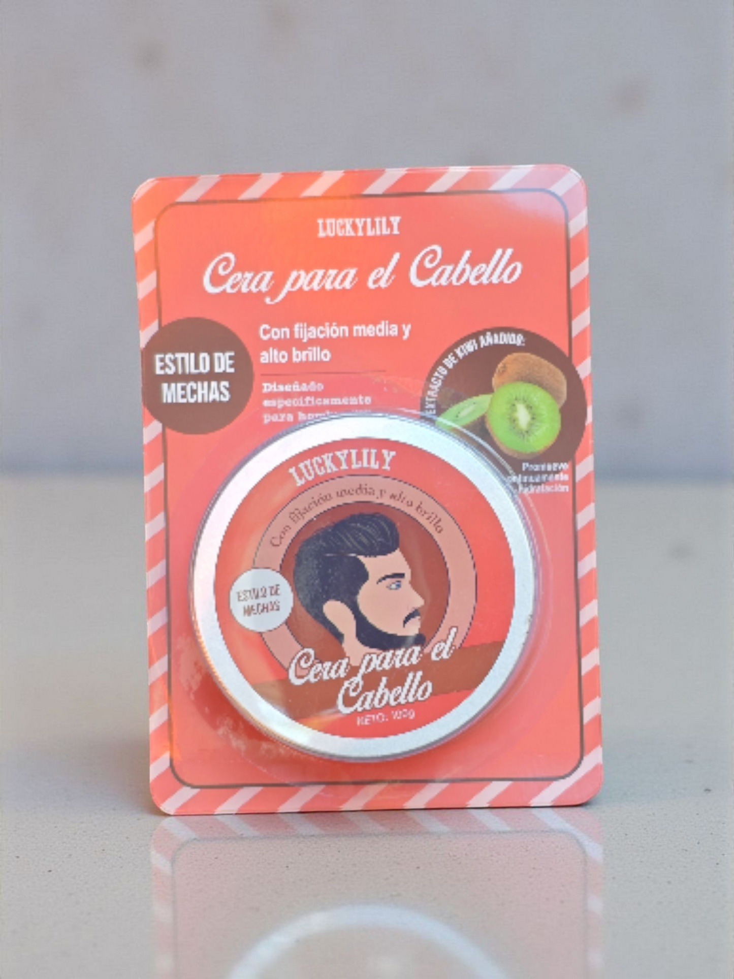 Cera Fijadora para Cabello con Aroma a Kiwi