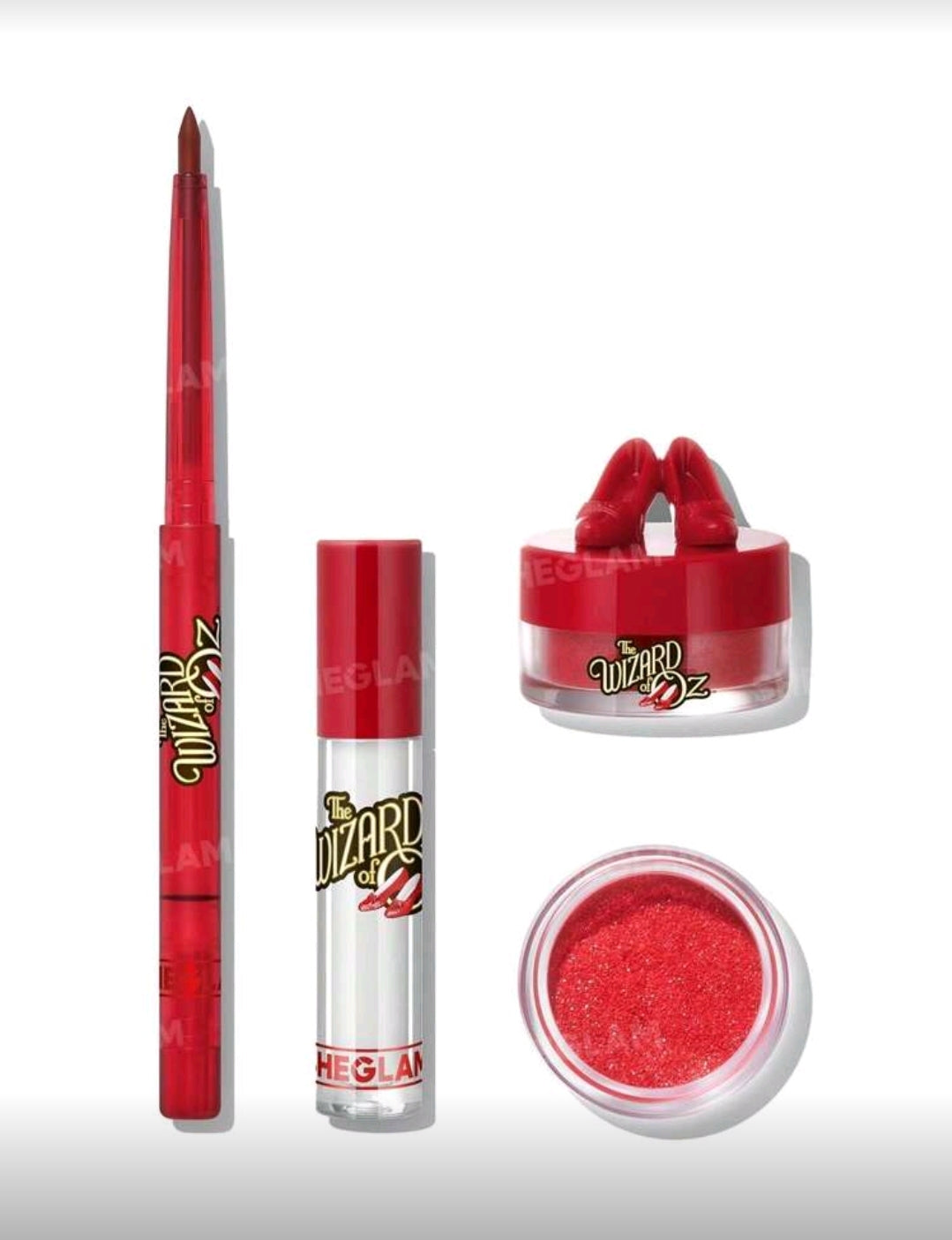 SHEGLAM - Kit para Labios Rojos Brillantes del Mago de Oz