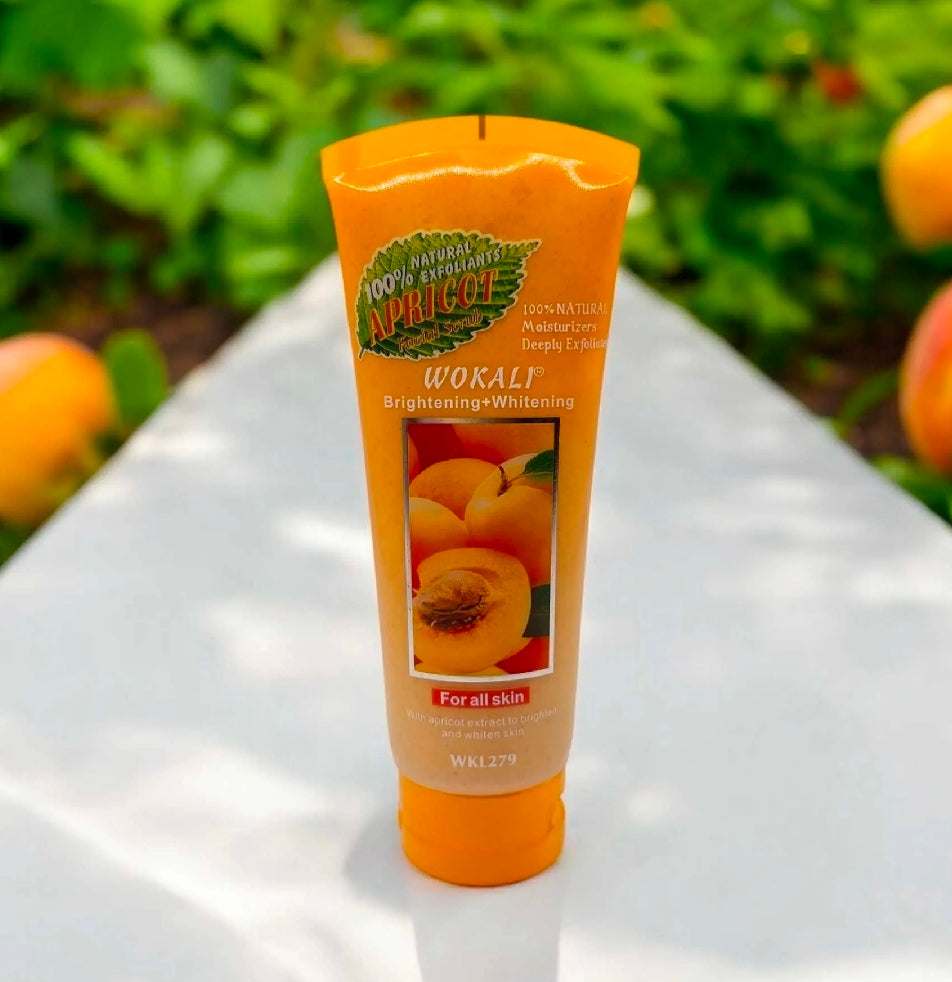Exfoliante Facial de Durazno WOKALI - Iluminador y Blanqueador Natural