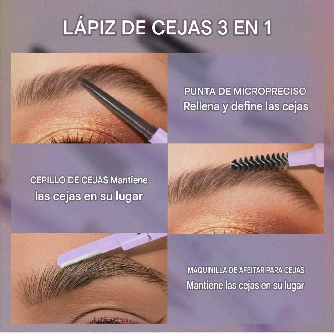 Ushas - Delineador y Depilador de Cejas 3 en 1