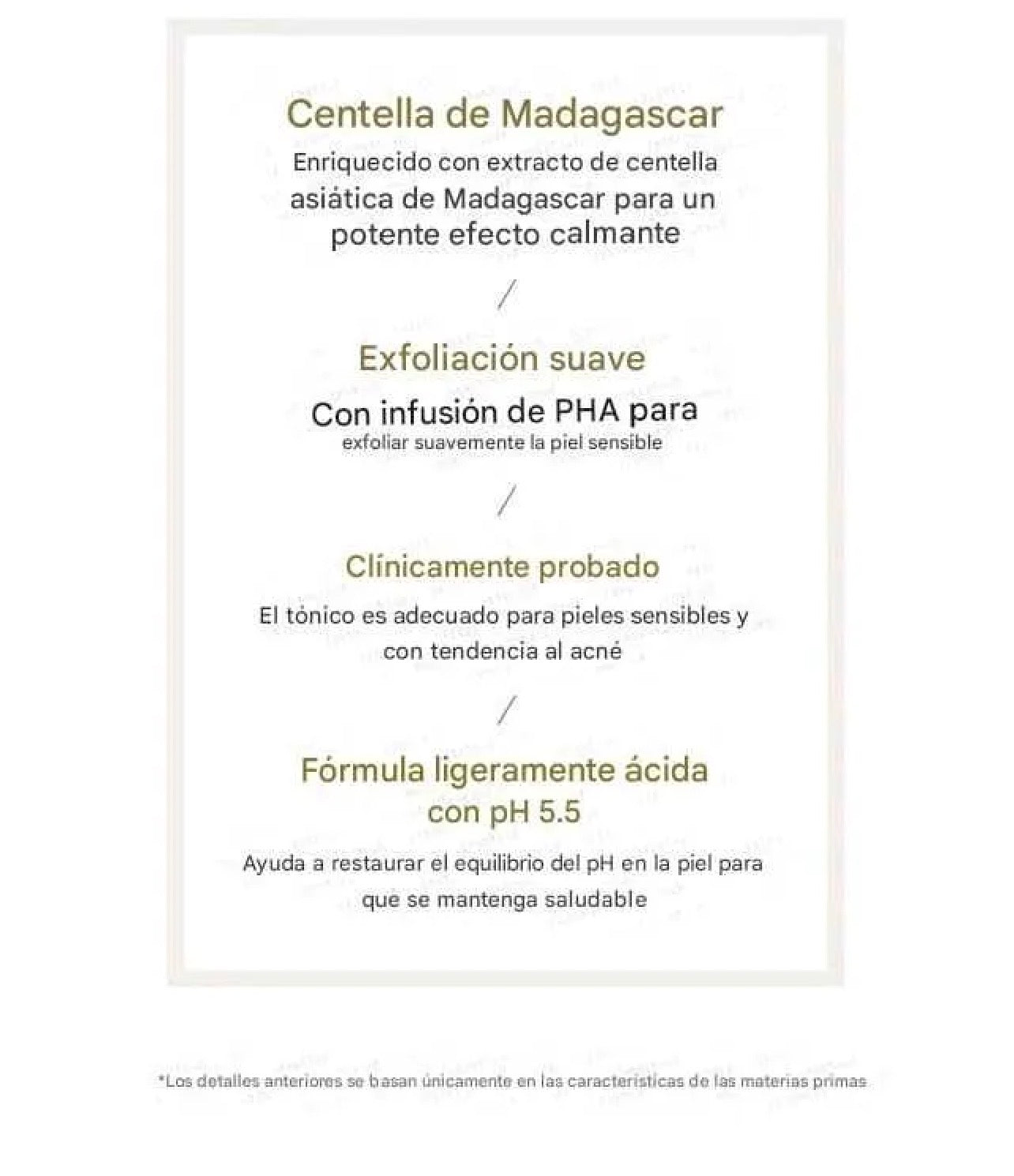SKIN 1004 - Tónico Facial Madagascar de Centella Asiática