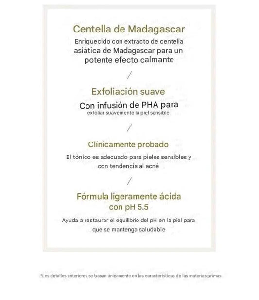 SKIN 1004 - Tónico Facial Madagascar de Centella Asiática