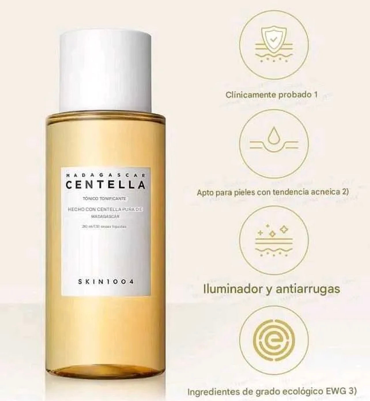 SKIN 1004 - Tónico Facial Madagascar de Centella Asiática