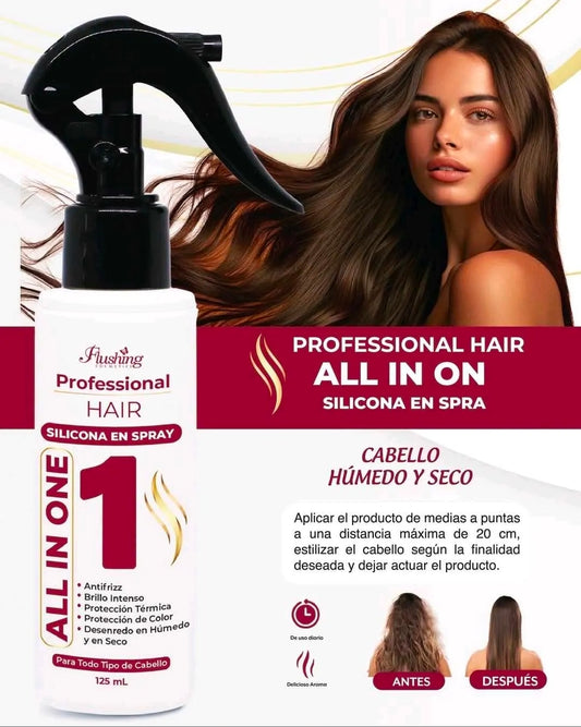 Spray Anti Frizz de Silicona All In One Professional Hair