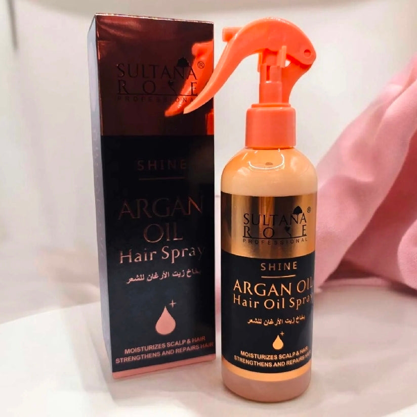 Sultana Rose - Spray de Aceite de Argán para el Cabello Shine