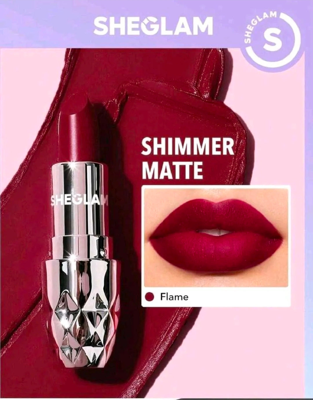 SHEGLAM - Labial en barra Matte tono Flame
