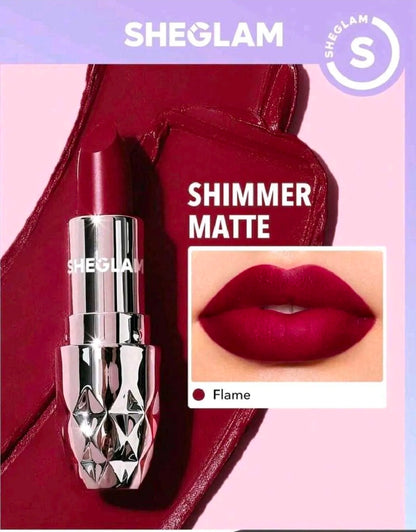 SHEGLAM - Labial en barra Matte tono Flame