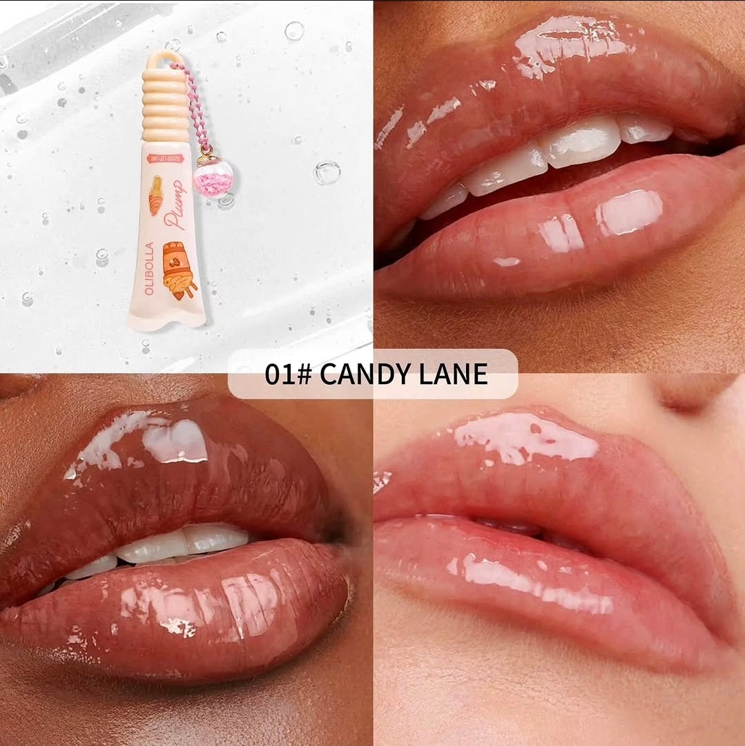 OLIBOLLA - Gloss reparador de labios con tinta y llavero