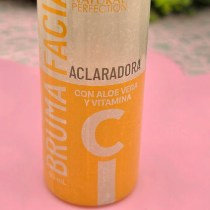 Bruma Facial Aclaradora con Aloe Vera y Vitamina C
