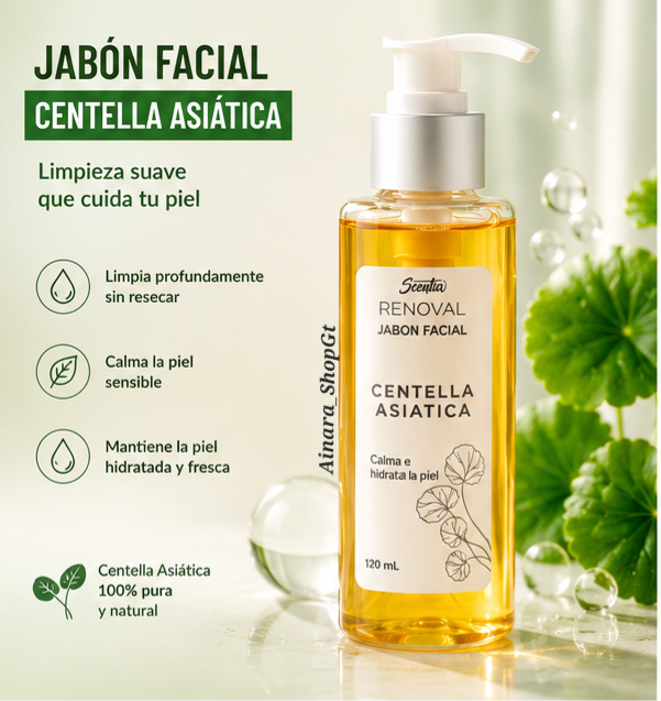 Jabón Facial de Centella Asiática
