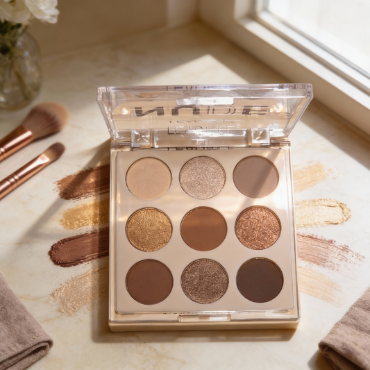 Paleta de Sombras en Tonos Neutros