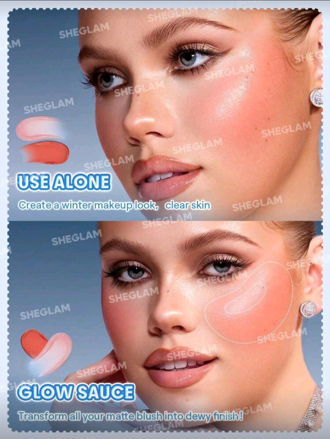 SHEGLAM - Dúo Edición Limitada de Rubor Matte y Rubor Glow