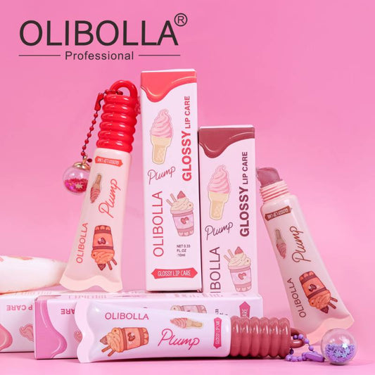 OLIBOLLA - Gloss reparador de labios con tinta y llavero