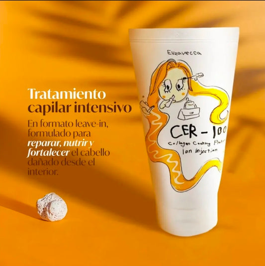ELIZAVECCA - CER100 Mascarilla de Proteína de Colágeno para el Cabello