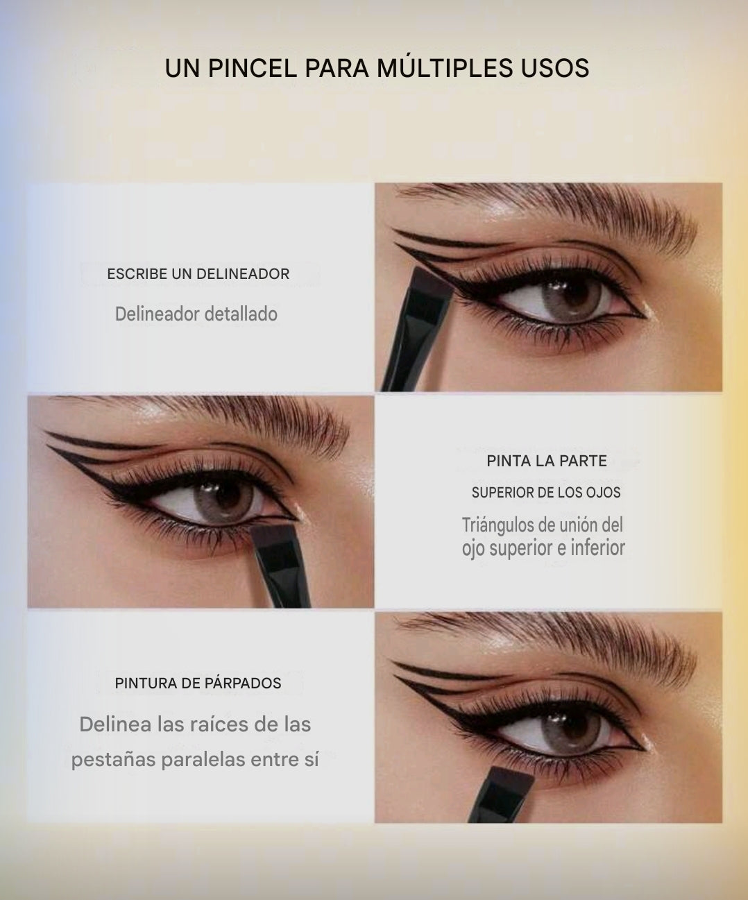 Kit de Brochas Delgadas y de Precisión