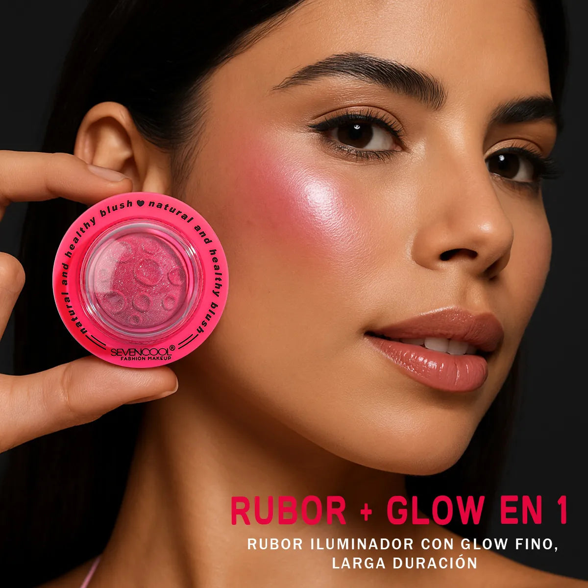 Rubor Brillante con Diseño de Planeta