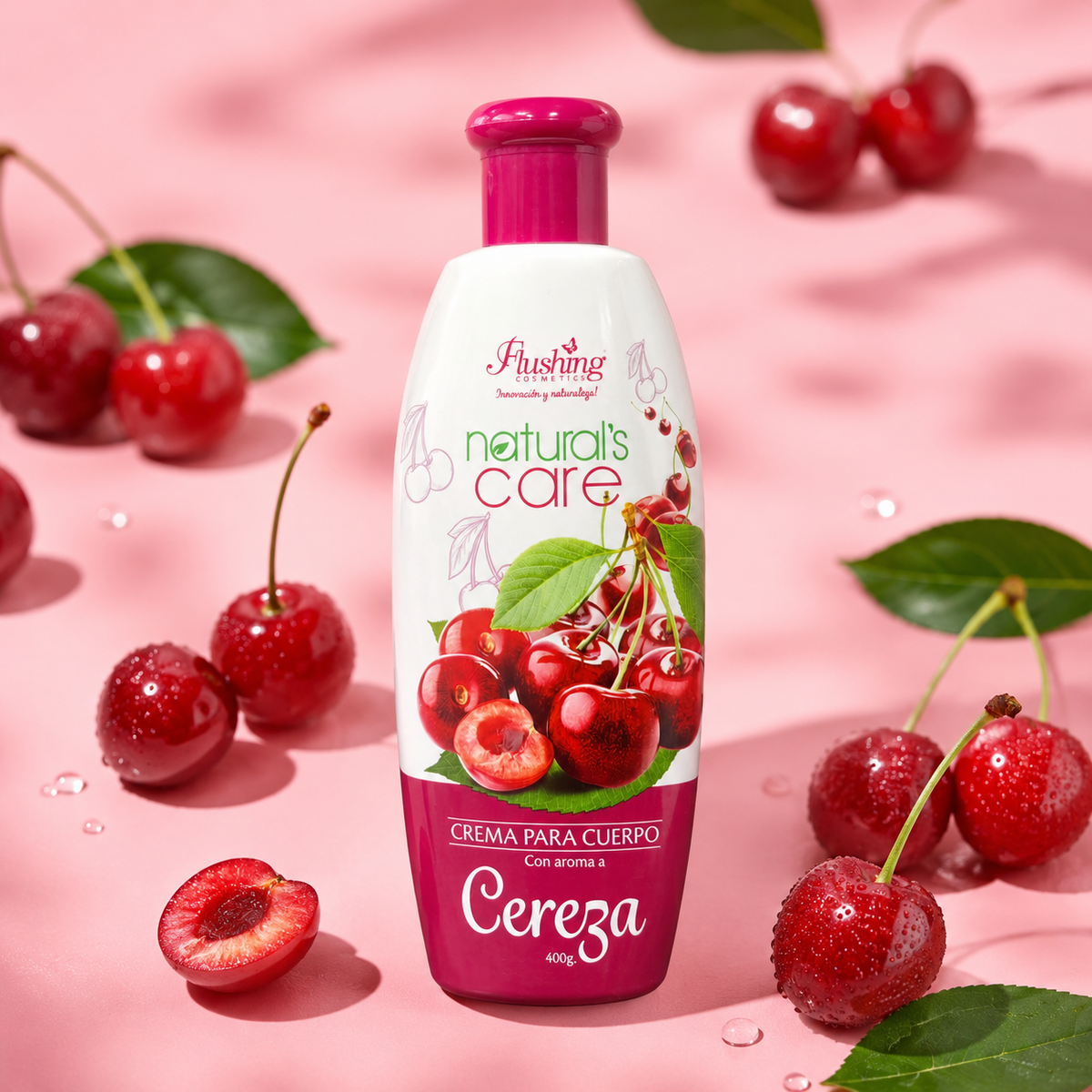Crema Corporal con aroma a Cereza