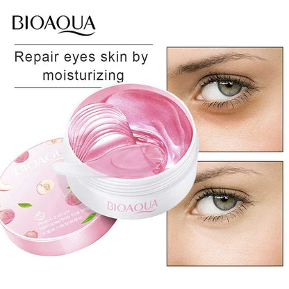 BIOAQUA - Parches de Colágeno y extracto de Durazno para reducir Ojeras