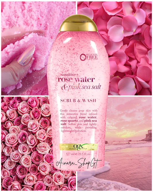 OGX - Exfoliante de Rosas y Sal de Mar
