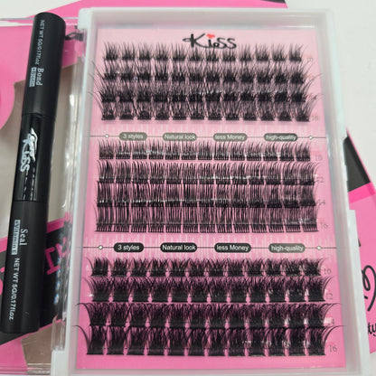 KISS - Kit de Extensión de Pestañas DIY "Infinite Lashes"