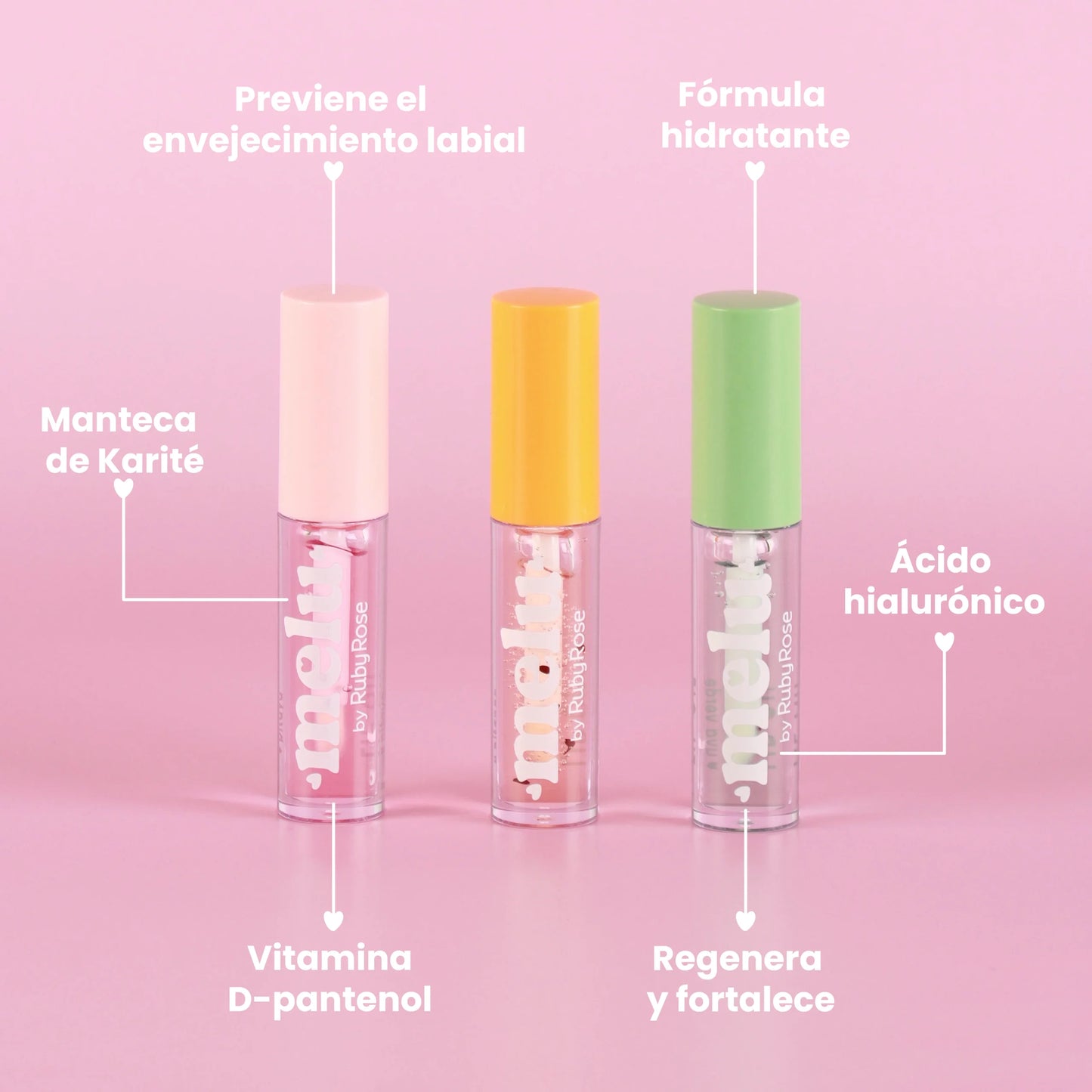 RUBY ROSE - Lip Oil Hidratante Melu