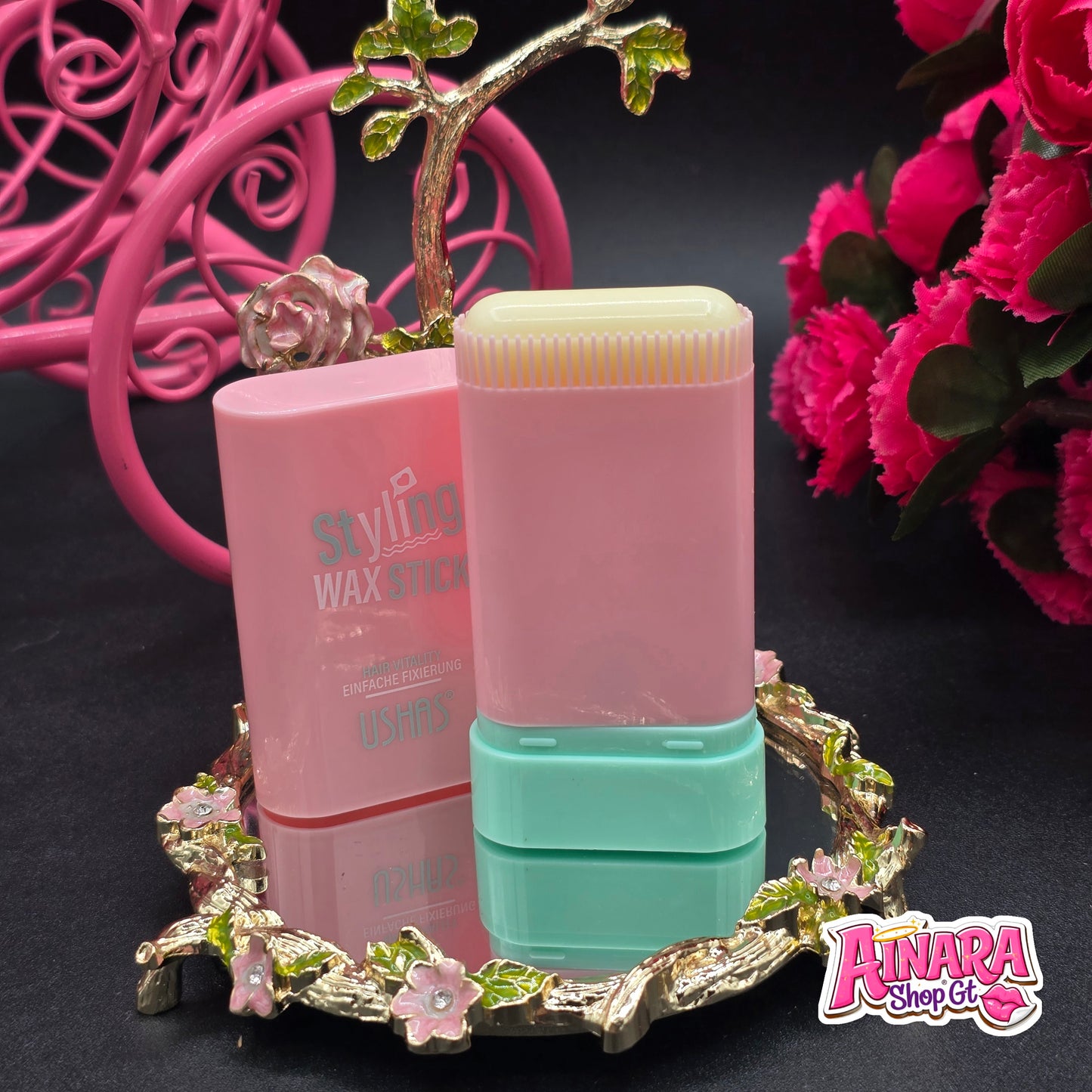 USHAS - Cera Fijadora para Cabello en Barra
