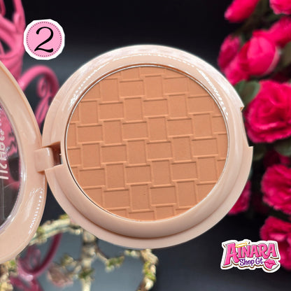 USHAS - Polvo Compacto Control de Aceite Facial para piel morena
