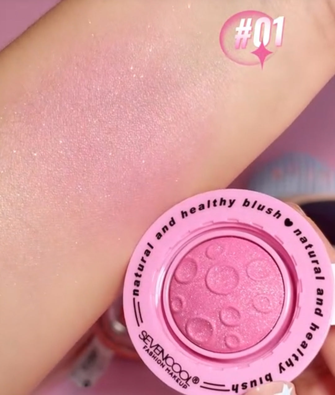 Rubor Brillante con Diseño de Planeta