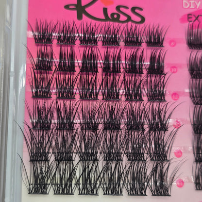 KISS - Kit de Extensión de Pestañas DIY - 4 Estilos
