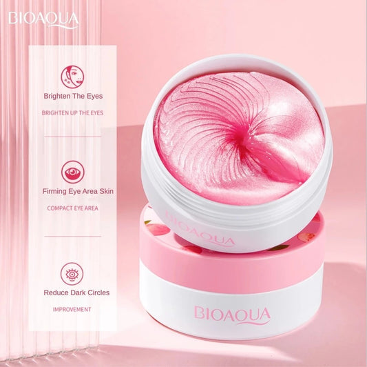 BIOAQUA - Parches de Colágeno y extracto de Durazno para reducir Ojeras