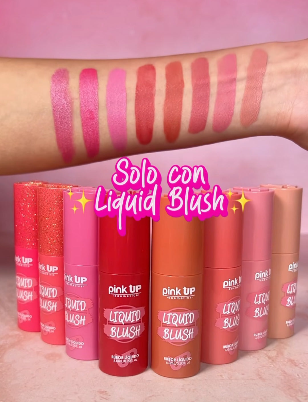 PINK UP - Rubor Líquido Liquid Blush