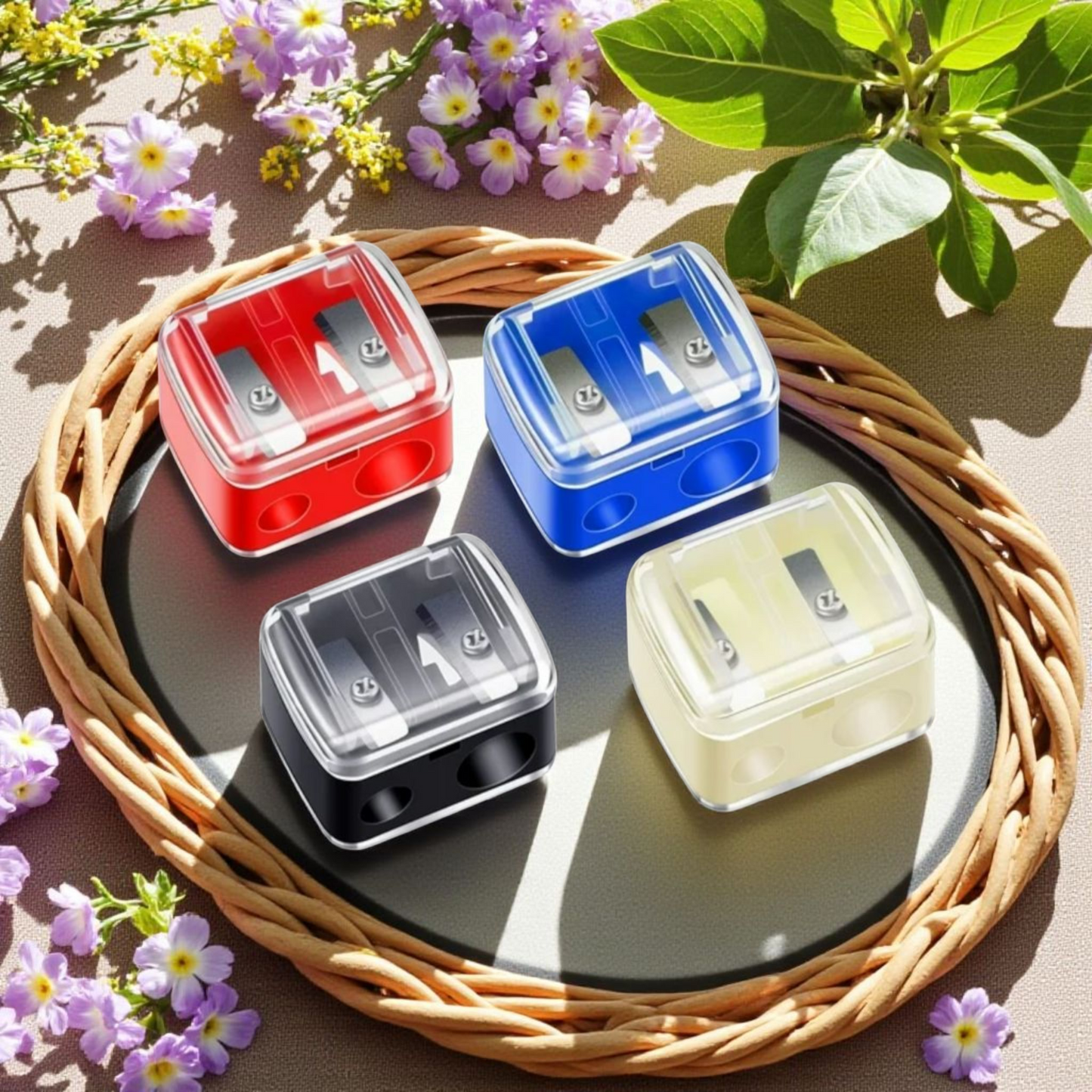 USHAS - Sacapuntas Doble para delineadores en lápiz