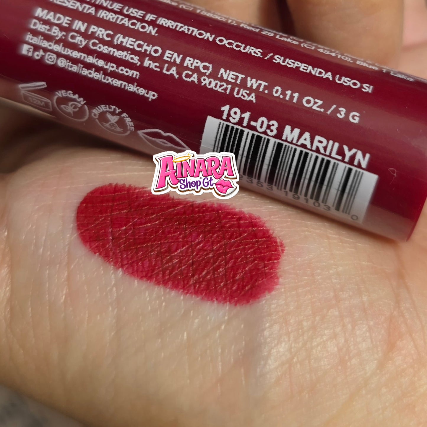 ITALIA DELUXE - Labial Mousse Matte en Barra