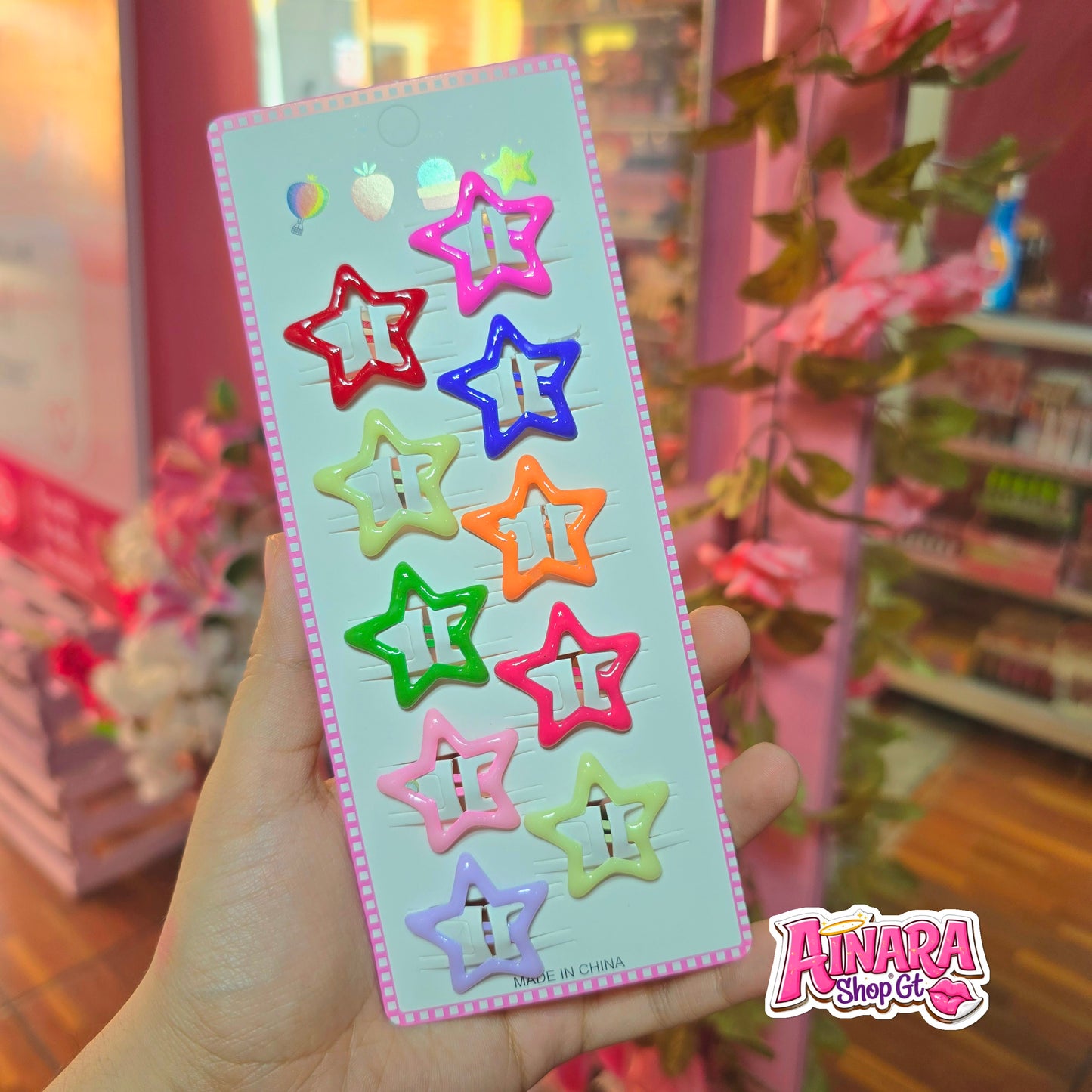 Kit de Ganchos de estrella multi color