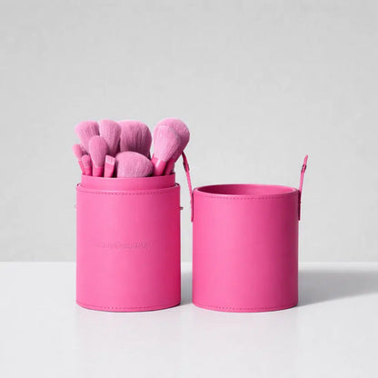 BEAUTY CREATIONS - Kit de 24 Brochas Profesionales Hot Pink