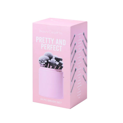 BEAUTY CREATIONS - Set de 24 brochas profesionales Pretty and Perfect
