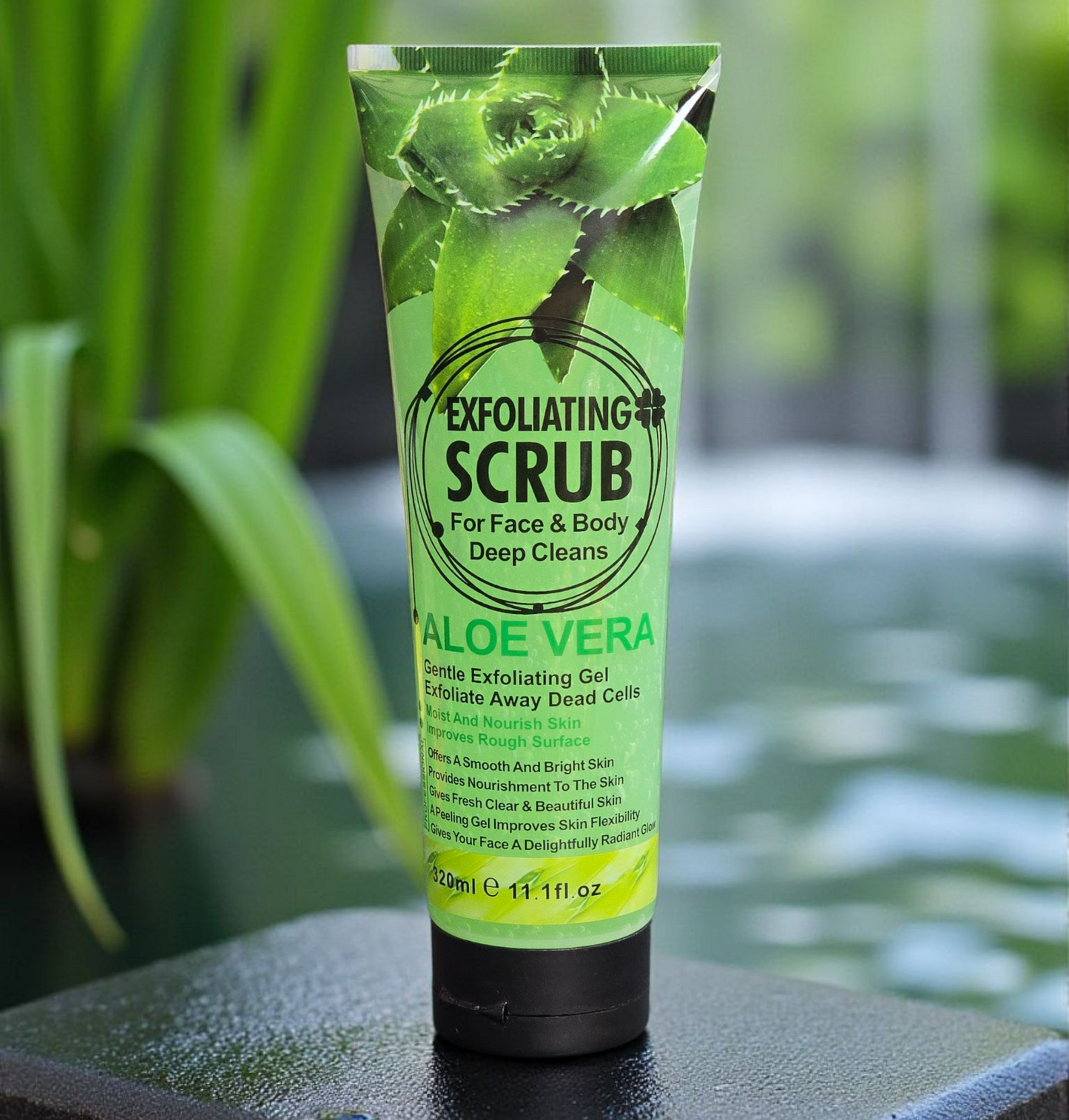 Gel Exfoliante de Áloe Vera Efecto Inmediato