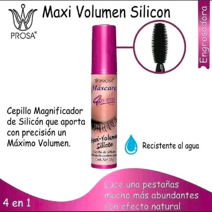 PROSA - Máscara de Pestañas Maxi Volumen Silicón