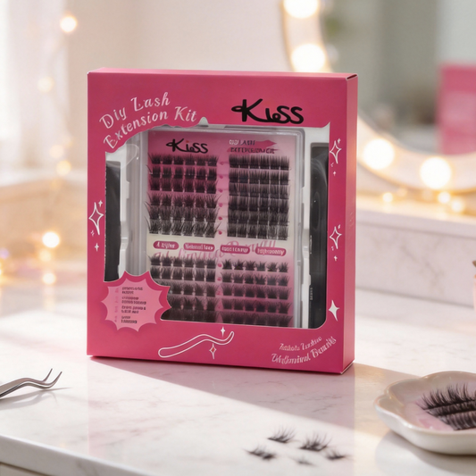 KISS - Kit de Extensión de Pestañas DIY - 4 Estilos
