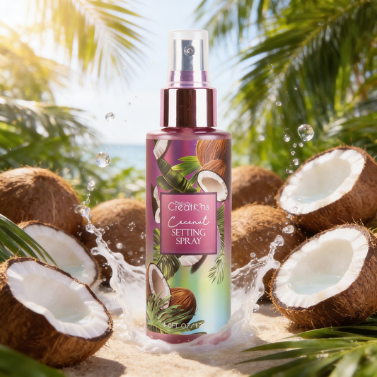 BEAUTY CREATIONS - Spray Fijador de Maquillaje Aroma Coco
