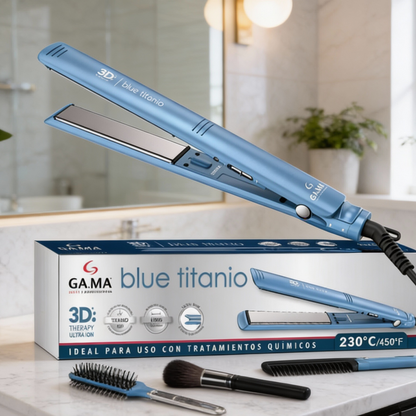 GAMA ITALY - Plancha de Titanio Blue Titanio 3D