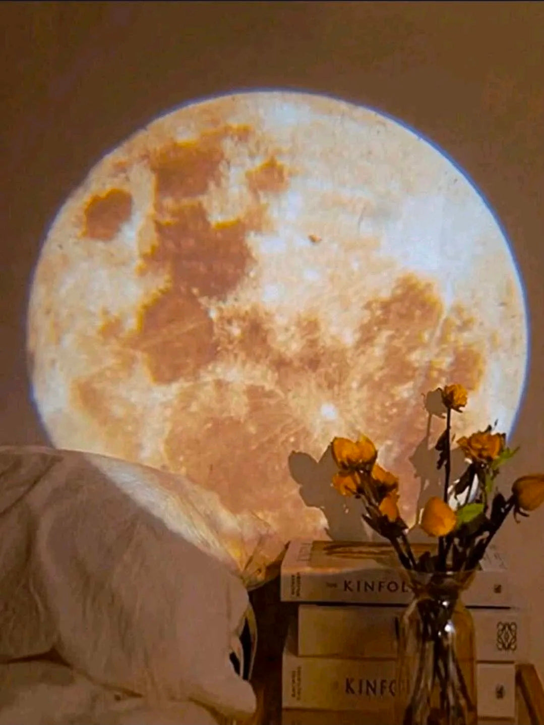 Lámpara Decorativa con Proyección Lunar