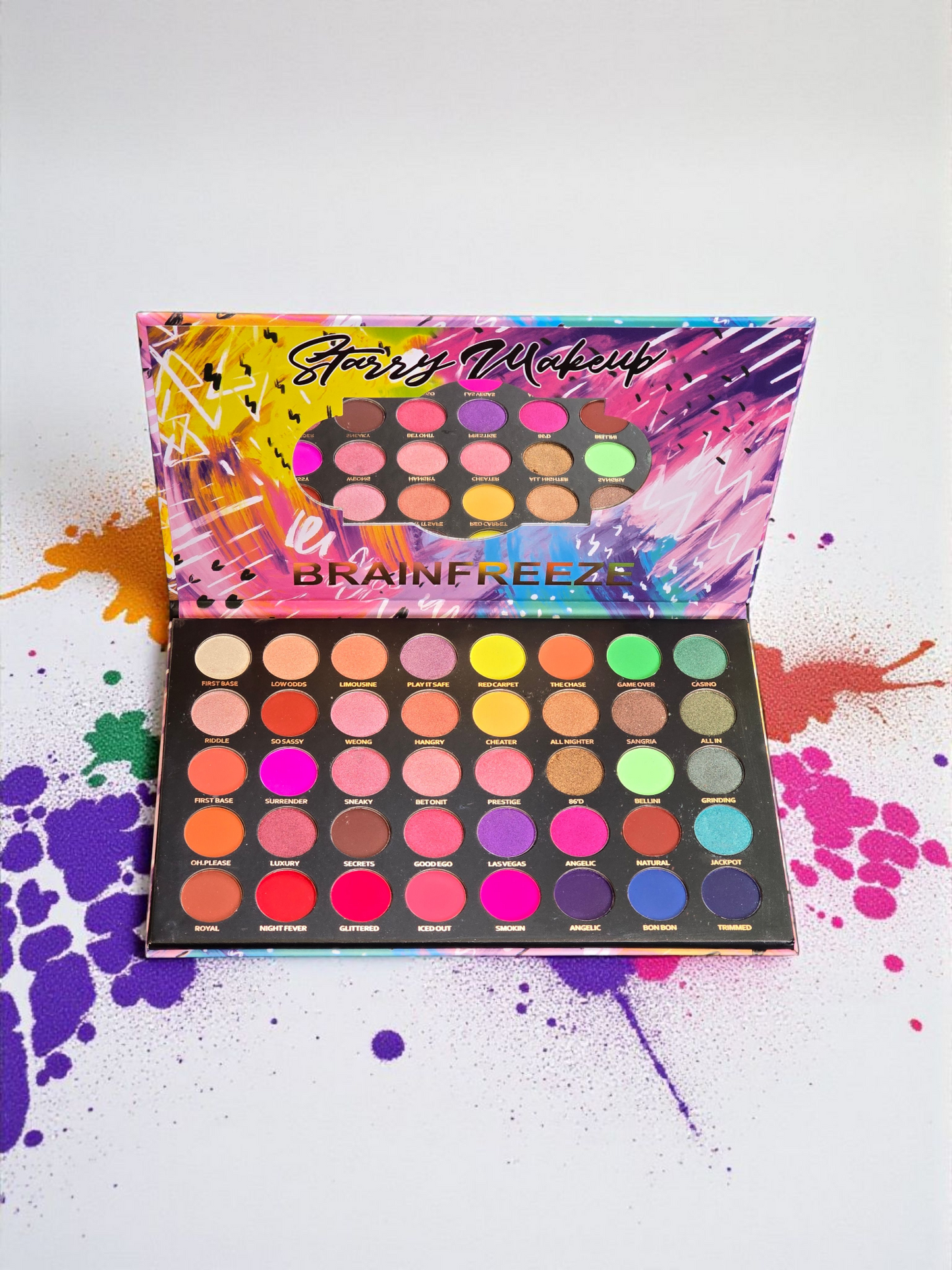 Paleta de Sombras Colorida de 40 tonos