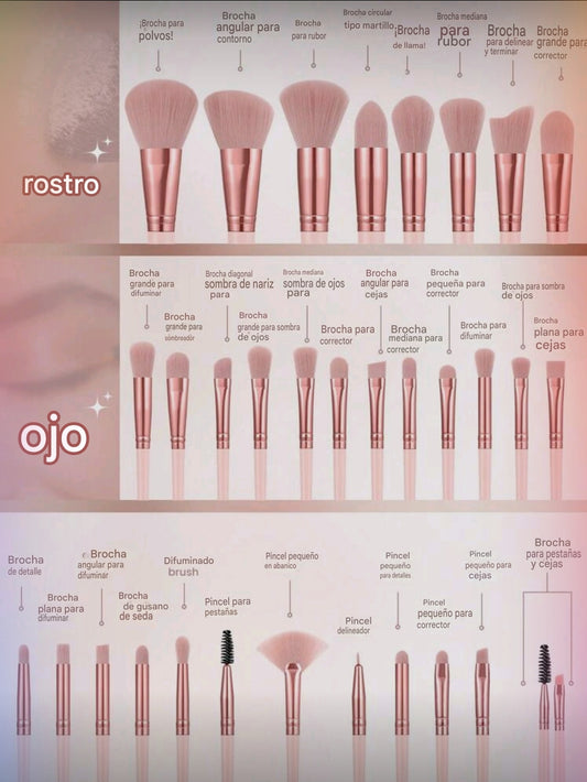 Set Profesional de 30 Brochas