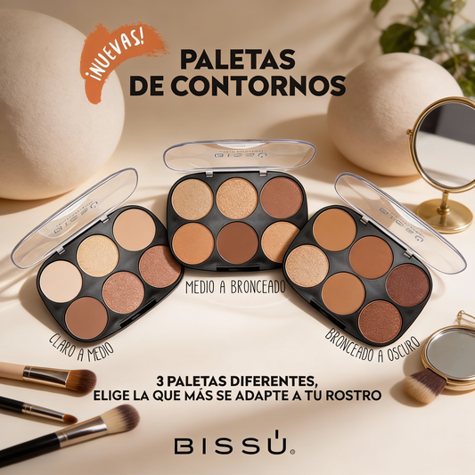 BISSÚ - Paleta de Contornos en Polvo